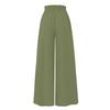 Women's Casual Fashion Elastic Waistband Wide Leg High Waist Long Skirt Pants