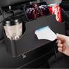 Universal Car Seat Back Storage Box Multi-Functional Vehicle Mounted Tissue Box Rear Seat Storage Cup Holder Hook Car Accessorie