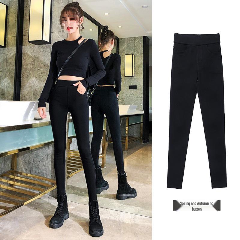 Damen Überlange Skinny Jeans Leggings für Frühling/Herbst