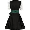 Costume Vestito da Birra Ricamato Oktoberfest Taglie Forti