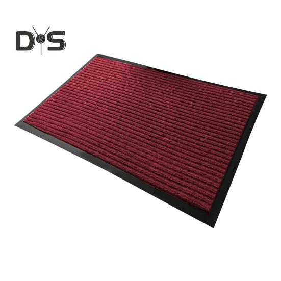 Bodenmatte mit Streifenmuster, niedriges Profil, absorbiert Feuchtigkeit, Fußmatte, Staub, rutschfeste Unterlage, hervorragende Saugfähigkeit, Eingangsbereich, Teppich für Badezimmer und Küche