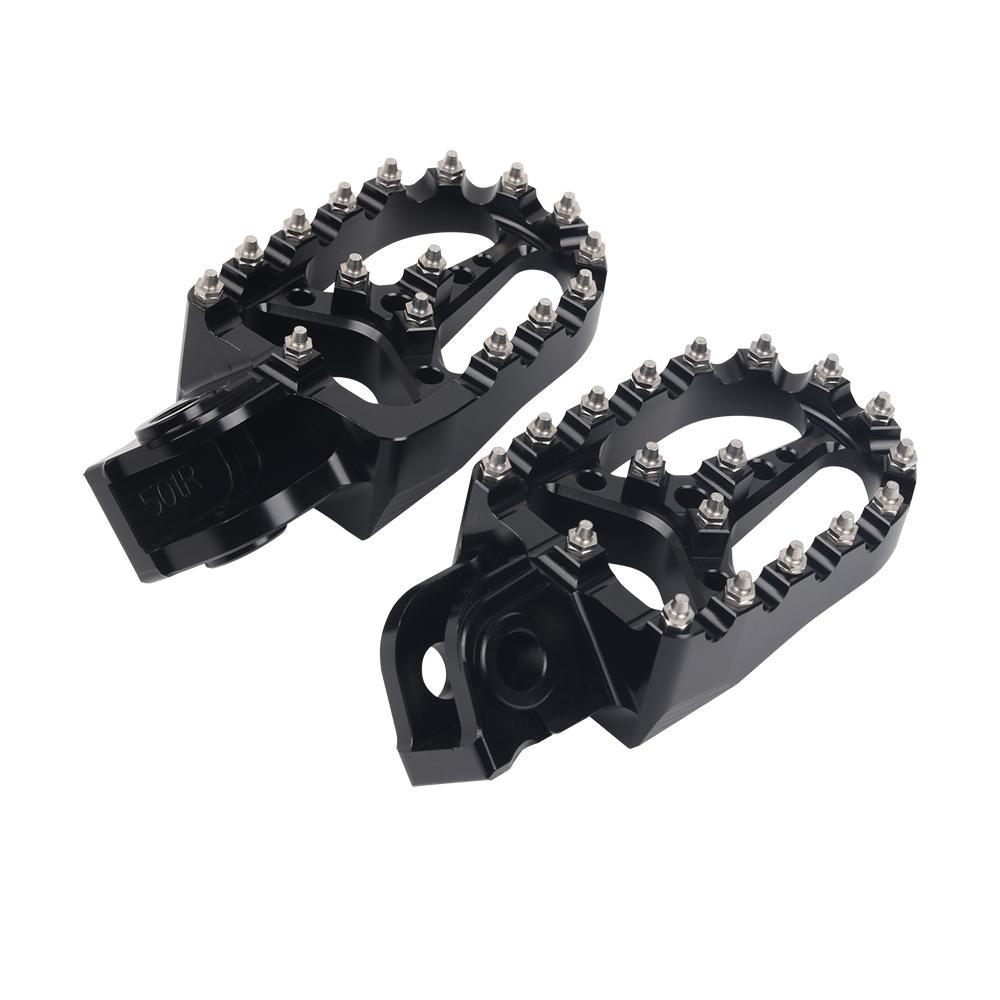 For Fantic XMF XEF 125 X MF X EF Motorcycle Accessories Footrest Footpeg Foot Pegs Rest Foot Pedals Wide Fat Roating Foot Pegs