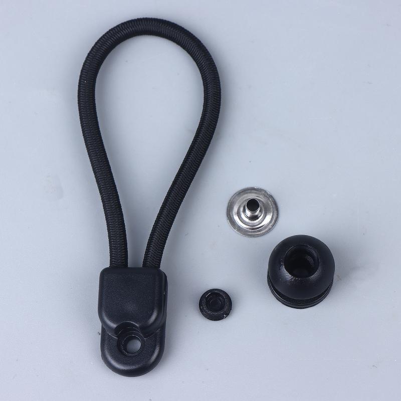 Truck Tie Down Kit Fastener Bungee Shock Cord Cover Clip Bungee Loop with Knob for Marine Boat RV Caravan Vehicle Cover