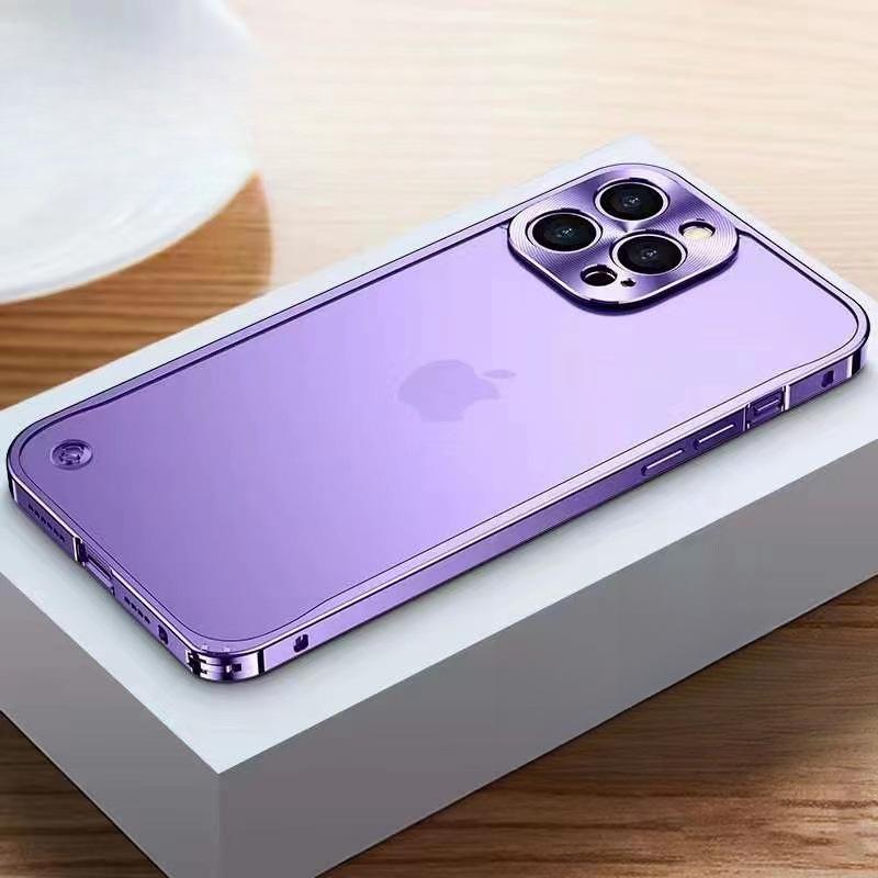 

Підходить для IPhone15 Металева рамка Об єктив Чохол для мобільного телефону Apple 14 Креативна застібка у вигляді морського коника XR Матова задня кришка iPhone 15plus