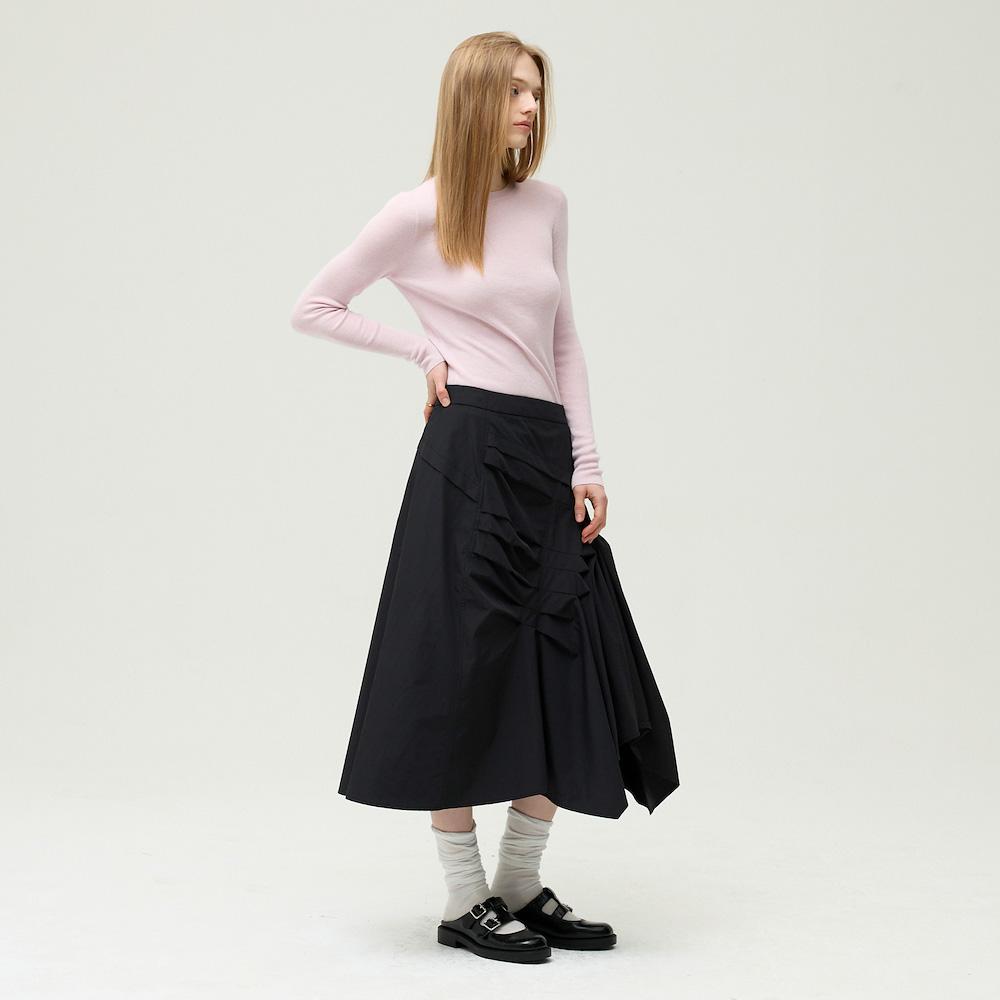 Ibiem Tuck Detail Long Skirt Emq3Wsk060