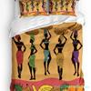 Africa Silhouette Elephant Giraffe Duvet Cover 3pcs Bedding Set Home Textile Quilt Cover Pillowcases Room Bedding Set No Sheet