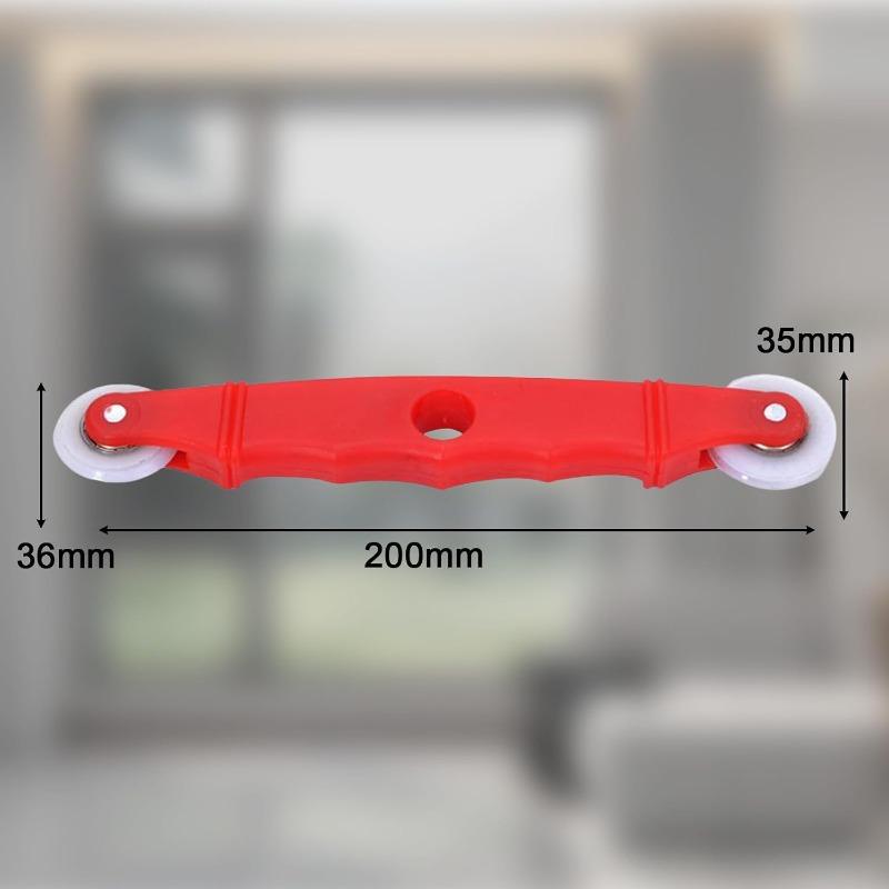 Window Screen Installation Tool with Plastic Handle and Metal Rolling Wheel for Easy Mesh Replacement