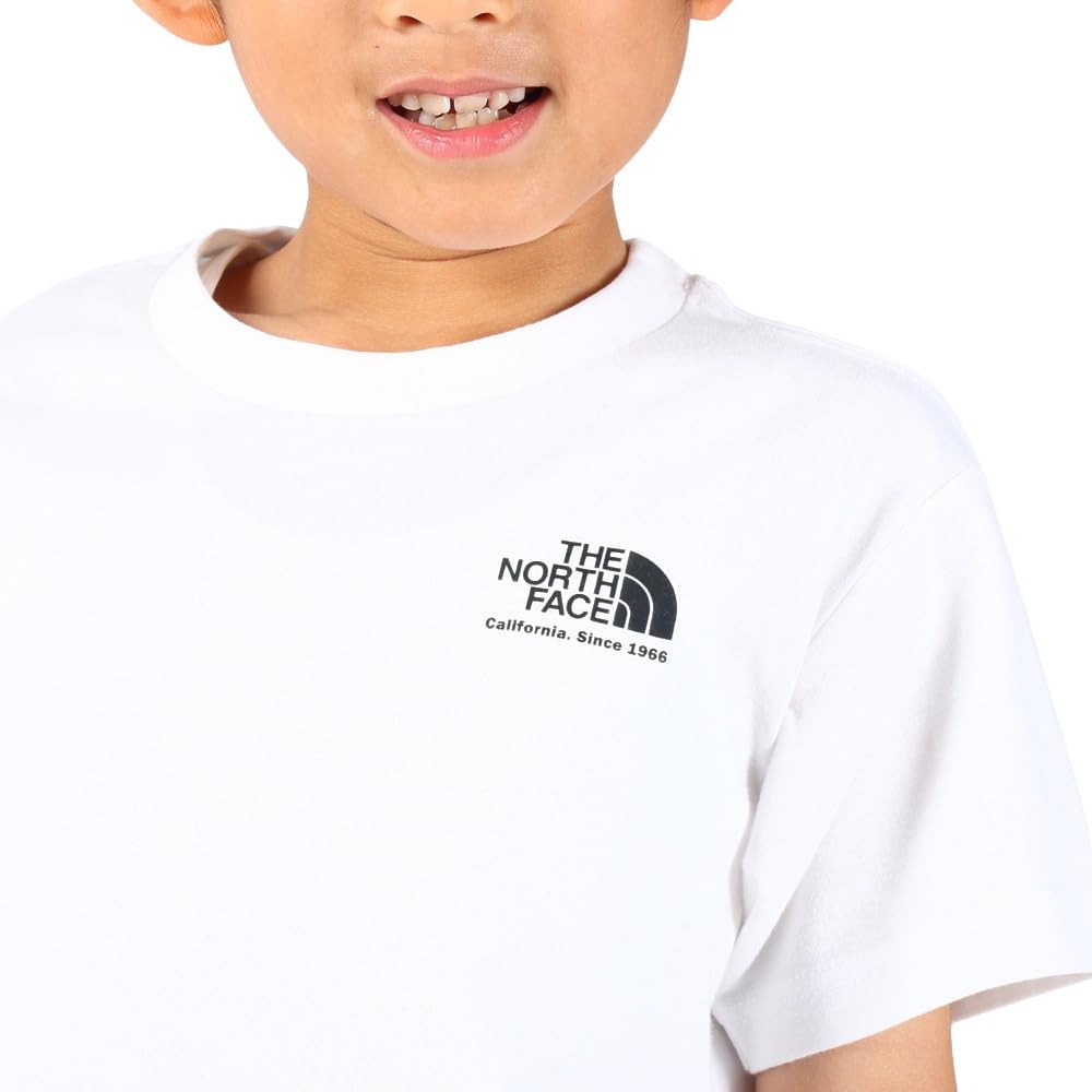 North Short Sleeve Historical Logo Tee Unisex UV Care Organic Cotton White 140 [The Face]
