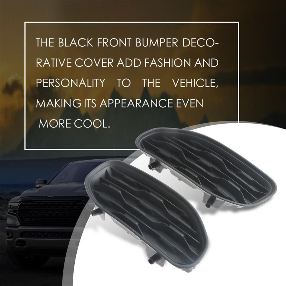 For 2019-2021 Dodge Ram 1500 DT Front Bumper Decorative Cover Inserts 68414296AA