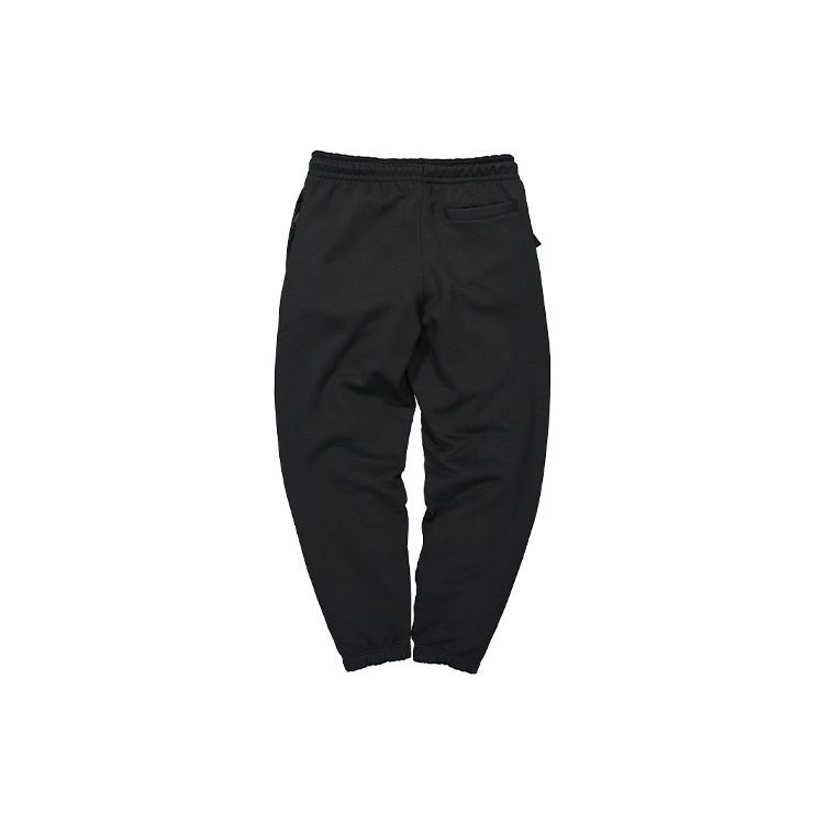 Nike Embroidered Logo Fleece-Lined Casual Sport Joggers Men Bottoms Black AV8279-010