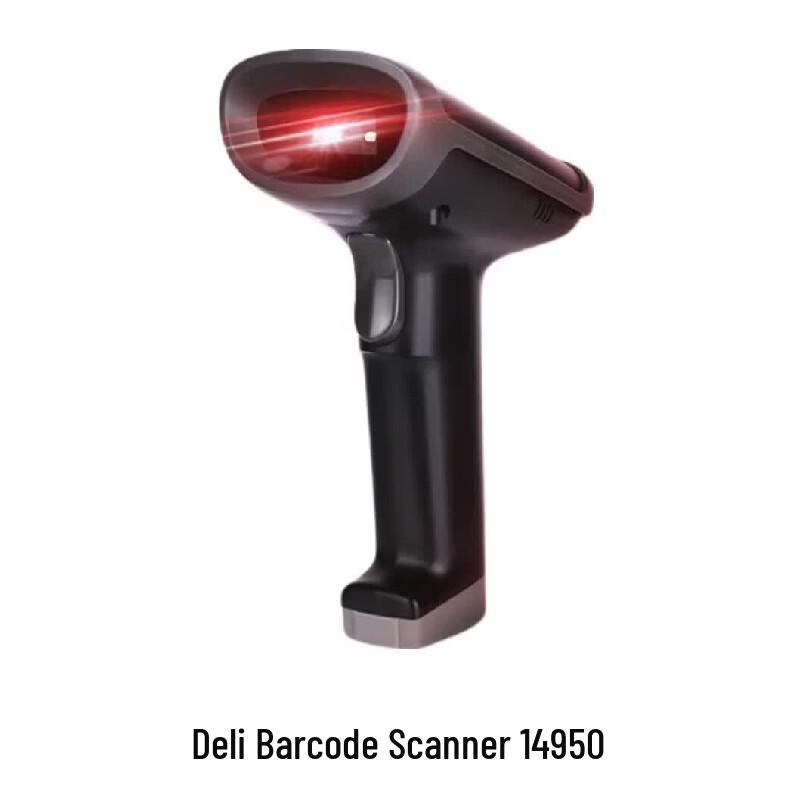 Deli 1D/2D Wired High-Precision Barcode Scanner