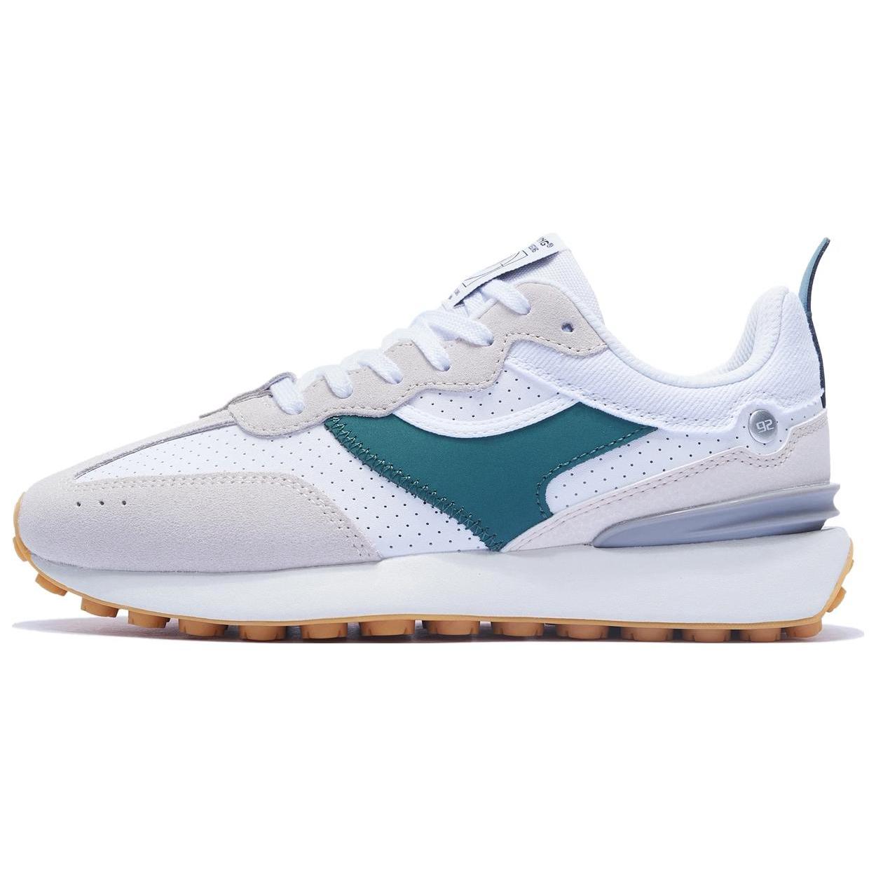 

Li Ning Fangyuan Classic Slip Resistant Abrasion Resistant Low top Sports Casual Shoes Women s White Gray Green AGCT048-1 36