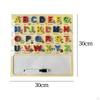 Alphabet Puzzle Board 30x30cm Interactive Preschool Learning Valentines Day Gifts for Kids
