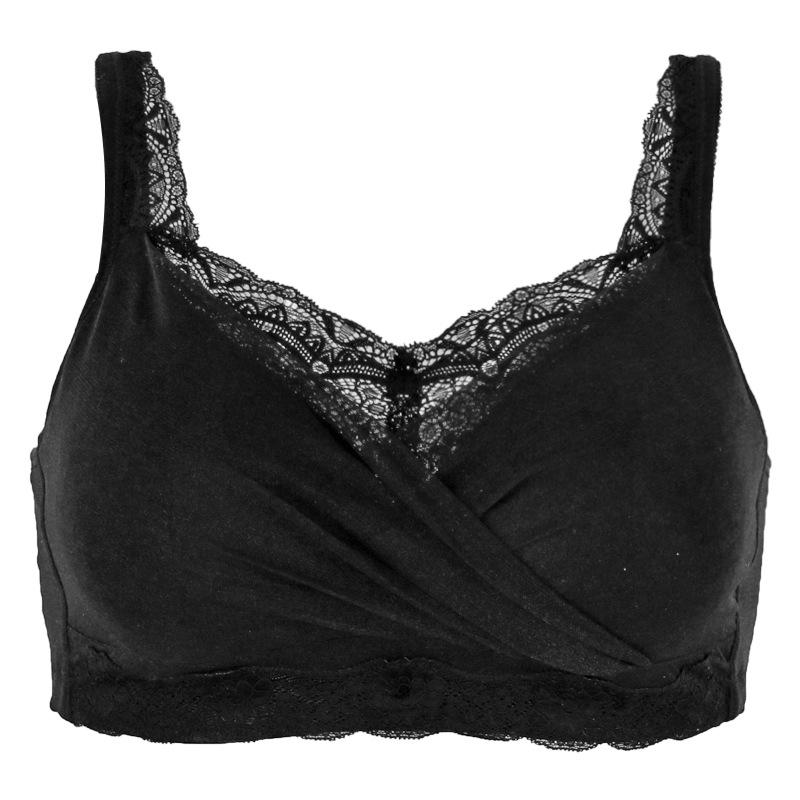 Lace Wire-Free Breathable Breast Cover Bra with Insertable Pads - Style 8801