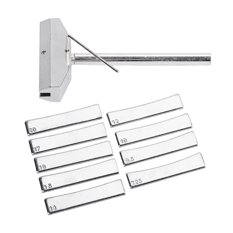 

Classy-Guitar Tool Bass Fret Press With Hexagon Wrench Fingerboard Pressing Replacement Luthier Tool серебряный