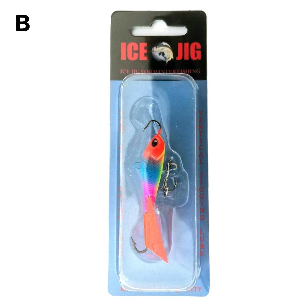 AD-Sharp Spoon Metal Lures 63mm/15g Ice Fishing Lure 2024 Winter Ice Fishing Lure Diamond