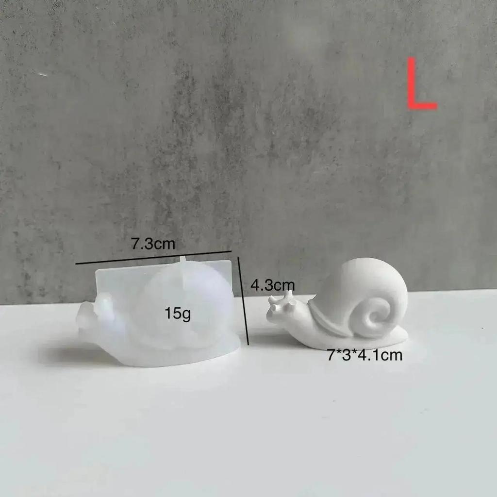 Кристалічна епоксидна смола Форма Милий равлик Тварина Форма Силіконові форми Форма для лиття Равлик Виготовлення Гіпсова форма Для прикраси дому Орнамент