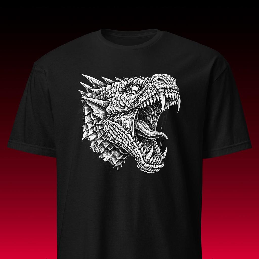 Dragon Graphic Tee | Y2K Cybercore | Tattoo Art Regular Fit