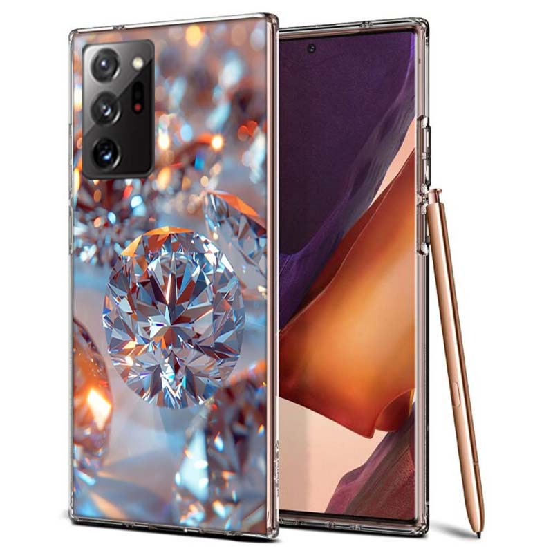 Shining and Dazzling Diamond Gemstones Phone Case for Samsung A55 A35 A25 A15 A07 A05S A16 A17 A26 A36 A37 A56 A57 Galaxy Note 2