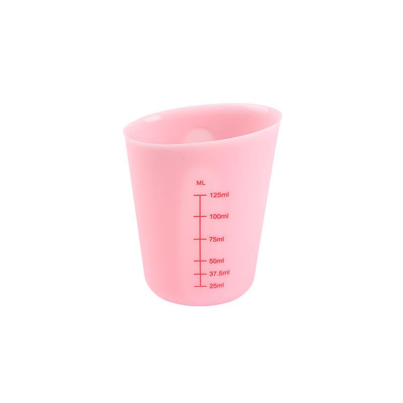 Baking Tools Silicone Measuring Cup 250ml 500ml Silicone Milk Cup Visual Double Scale Measuring Cup