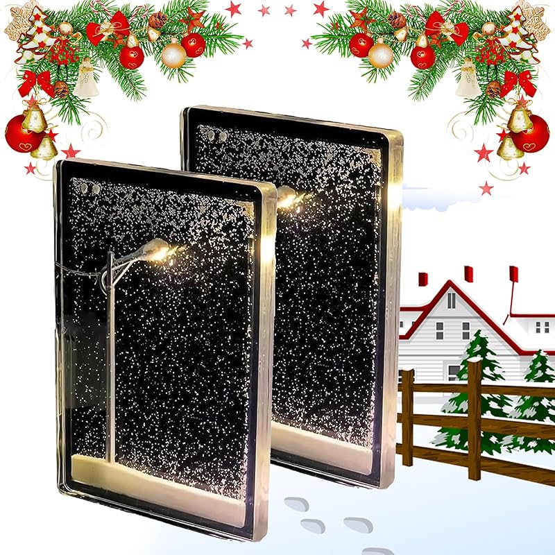 Street Lamp Snow Globe, Snow Scenery Night Light Street Lamp, Street Lamp Night Light, Snowfall Lamp, Now Scene Lamp, Snowy Night Street Lamp, Snowy