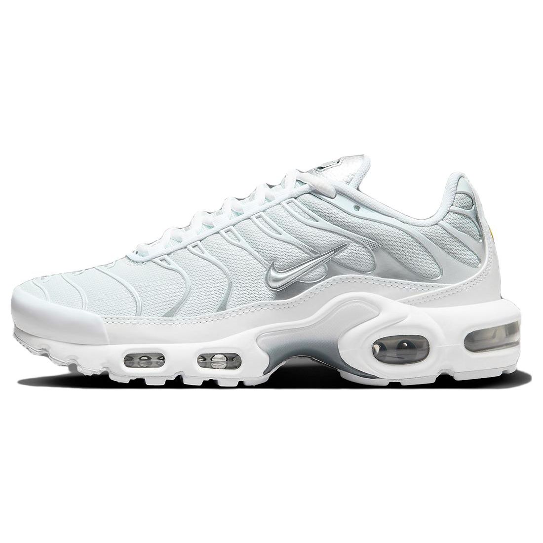 

Nike Air Max Plus White Metallic Silver Women Sneakers Pure-Platinum FV0952-100 42