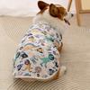 Cooling Summer Pet Dog Vest Cartoon Soft Cat Clothing Summer Casual Shirts Small Medium Large Dogs Puppy French Bulldog Clothes