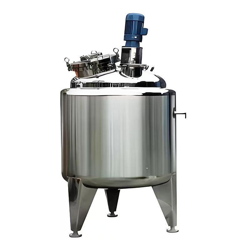 3 Ton Food Grade 304 Stainless Steel Electric Heating Mixing Tank with Single/Double Layer for Liquid Storage