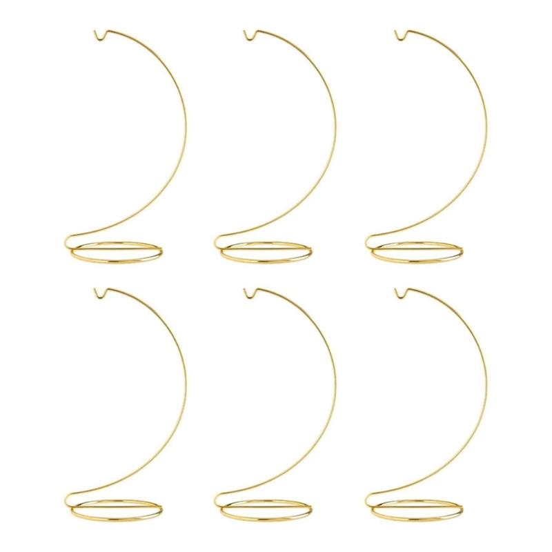 Vielseitiger Glasballhalter Ornament-Ausstellungsständer Praktische Eisenhalterung Dekoration