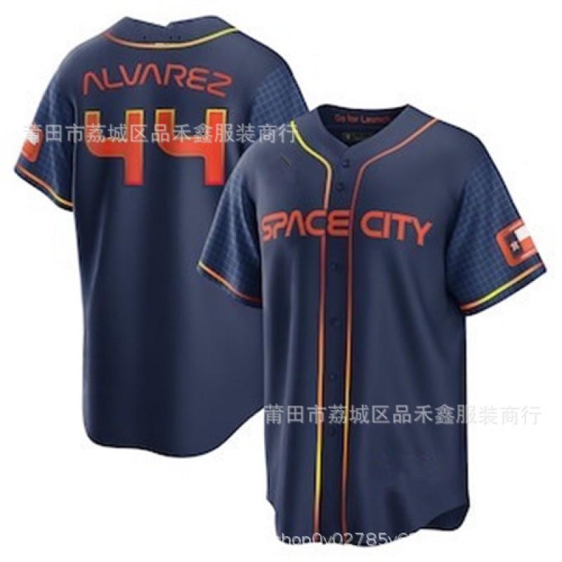 Houston Astros Baseball Jersey 44 Arez Embroidered Cotton Sports Uniform Men Women Adult Fall