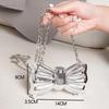 New Acrylic Lipstick Bag For Wommen High Quality Acrylic Shoulder Bag Flower Bow Bag Mini Change Key Crossbody Bag