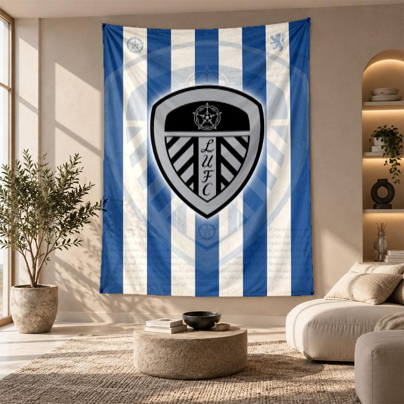 Decorative Tapestry,Leeds United Printed Wall Art, Lightweight Wall Hanging For Bedroom Background