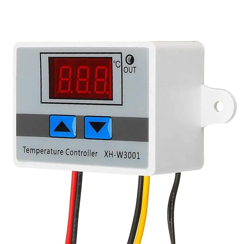 10PCS XH-W3001 Digital Thermostat Temperature Controller Thermoregulator Thermometer LED Control Regulator 12V 24V 220V