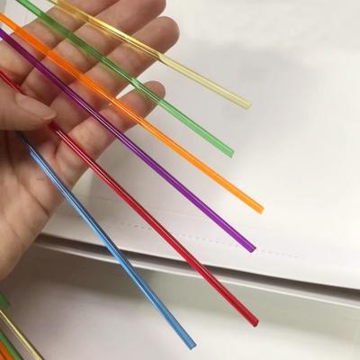 Diameter 3-20mm Colourful Acrylic Rods Support Rod Plexiglass Rod for DIY Architectural Model Material Accessories Length 495mm