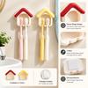 House Shape Wall Toothbrush Rack Cartoon Toothbrush Organizer Toothbrush Holder  Bathroom Storage