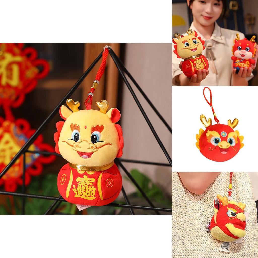 Ethnic Dragon Plush Toy Lucky Mascot Doll For Company Events And Wholesale Gifts
