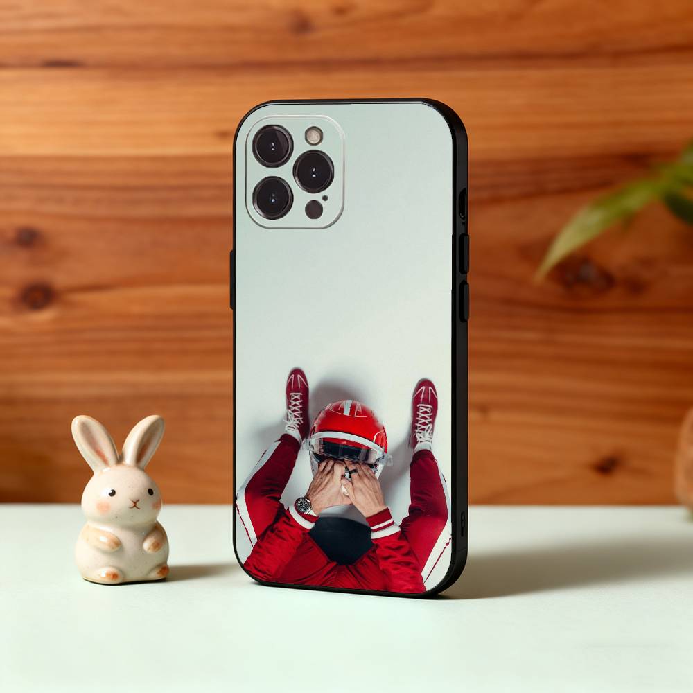 Dashing C- Charles Leclerc 16 Lec Phone Case For iPhone17,16,15,14,13,12Plus,Pro Max,XS,5G Soft Silicone Black Cover