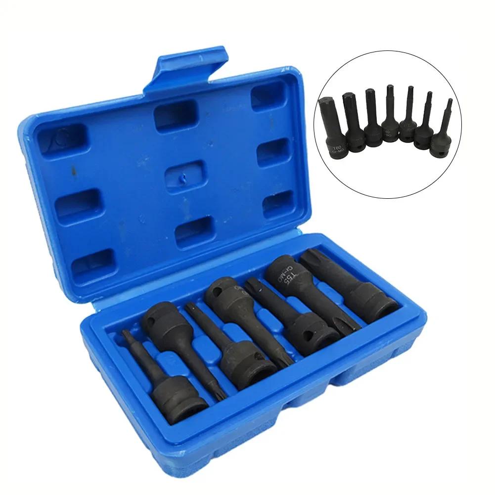 For Breaker Bars For Home Repair Star Socket Wrench Set Star Hex Socket Set Home Improvement Automotive Repair