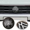 Hub Caps 1Set Car Front Radiator Grille Logo Sticker Rear Trunk Lid Badge Cover For VW Tiguan 2017 2018 2019 2020 202 EA1