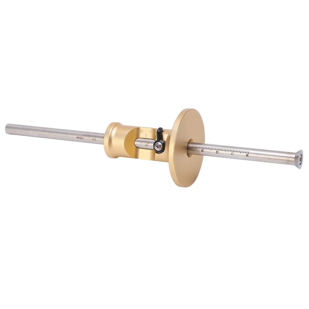 Marking Gauge Wheel Marking Gauge Set of 2 Arrow-Shaped Marking Tool Woodworking Tool for Aluminum Alloy, Stainless Steel, and Brass