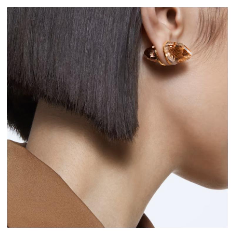 Swarovski Lucent Earrings Single Pink Women's Style 5600254