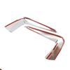 ABS Carbon fibre/Silver Car Front Bumper Side Air Intake Trim Strip Sticker For Honda Pilot 2015-2026 Car Exterior Accessories