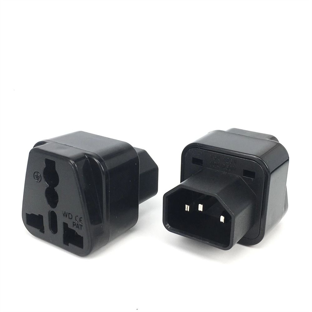Universal C13 Female UPS Plug C14 Male 250V Power Adapter PDU Plug Conversion Plug Plug Adapter