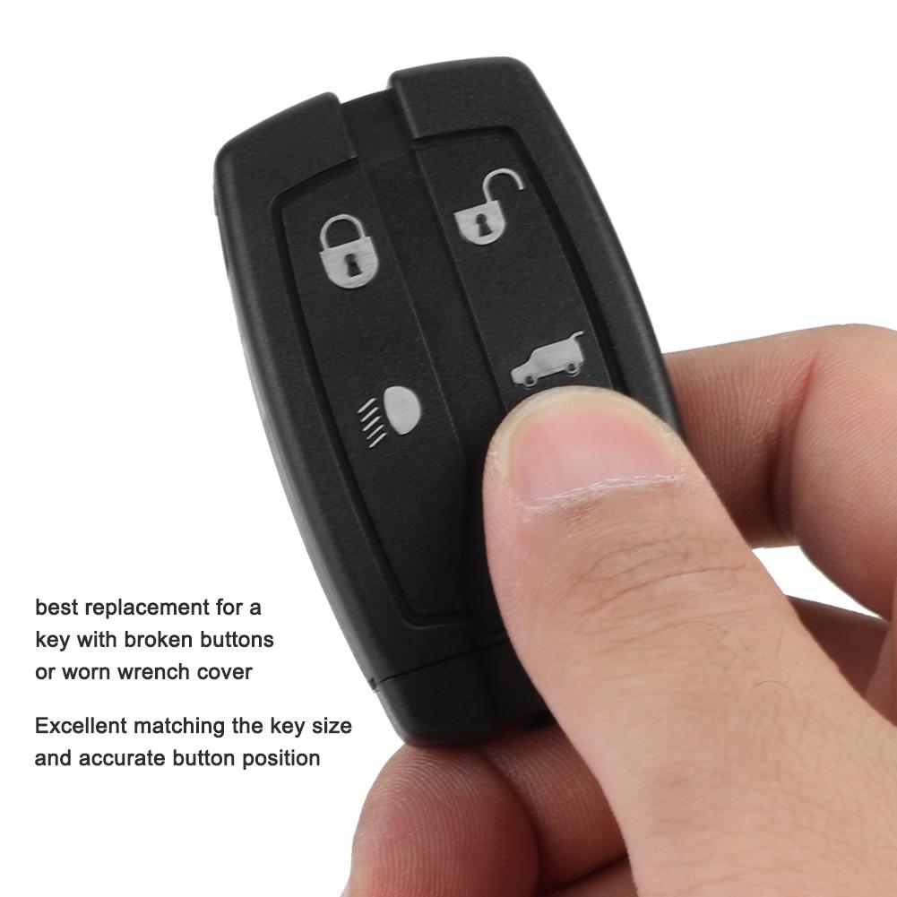 Custodia Guscio Portachiavi Smart a 4 Pulsanti per Land Rover Freelander 2