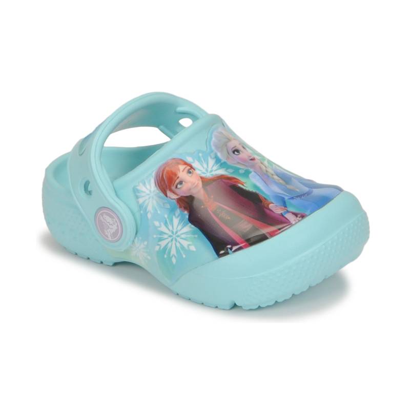 Frozen 2 X Crocs Clog Toddler Fun Lab - Anna And Elsa Kids Sneakers Blue Ice-Blue 206804-4O9