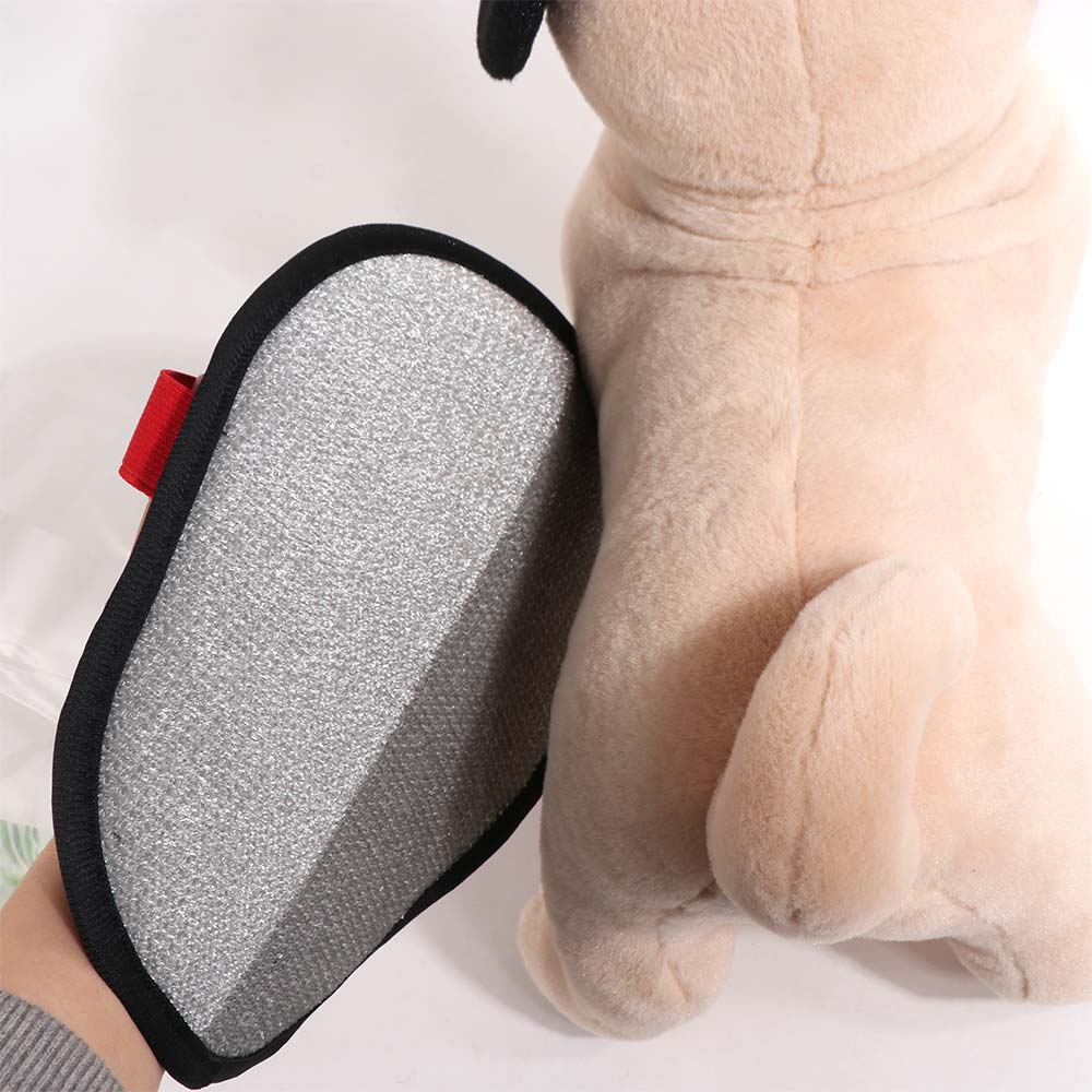 Cloth Pet Hair Removal Glove Hangable Reusable 5-Finger Grooming Cleaner with Massage Function Electrostatic Cleaner