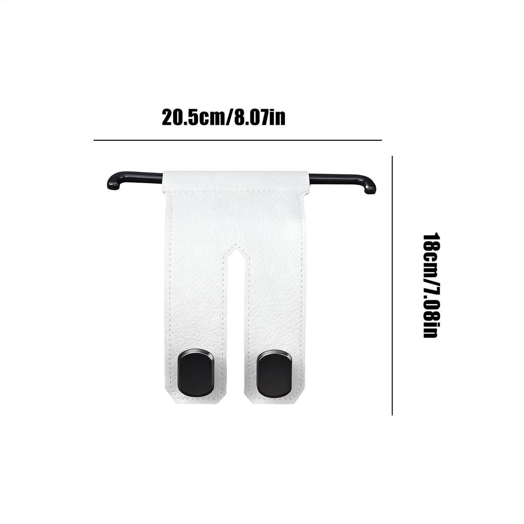 Purse Hooks For Car Metal Double-Head Phone Holder Car Purse Hook Seat Storage Organizer For Automotive Interior Truck Sedan SUV