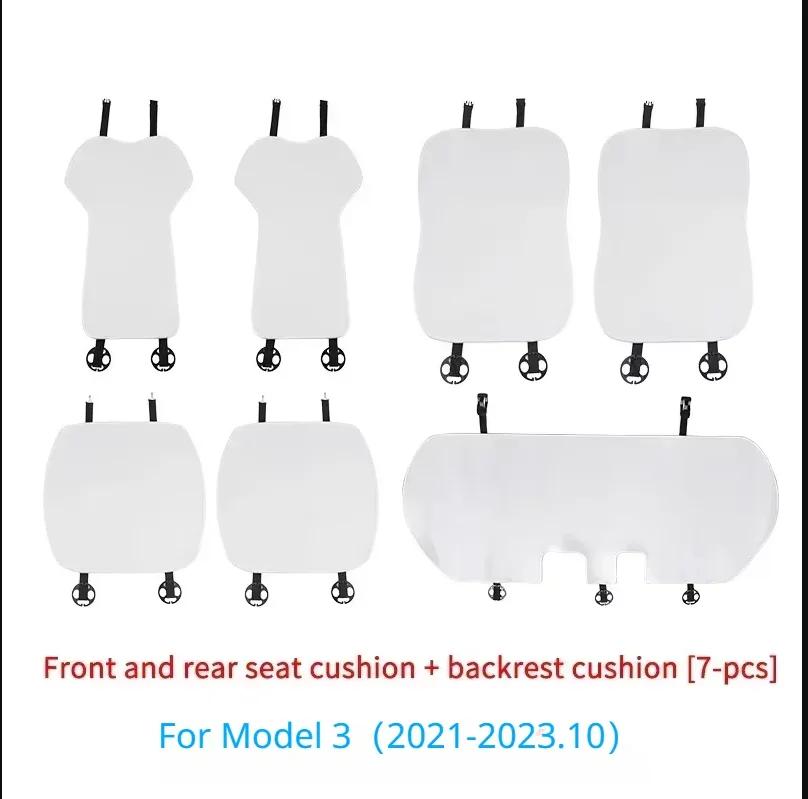 

Car Seat Cover Cushion For Tesla Model 3/Y/3 Highland 2025 Flannel Material Breathable Comfortable Seat Car Interior Accessories