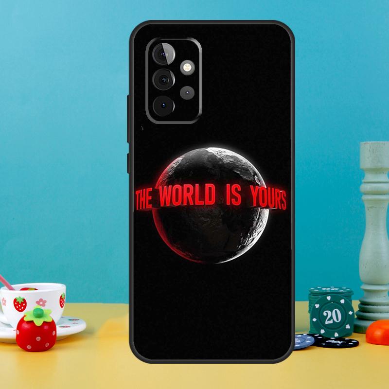 Scarface The World Is Yours Case For Samsung Galaxy A05 A36 A56 A26 A16 A53 A33 A13 A12 A32 A52 A55 A35 A15 A54 A34 A14