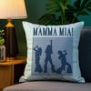 Movie Pillow Case Sofa Living Room Bedroom Double-sided Printing M-Mamma Mia Square Cushion Nap Time Pillow Case